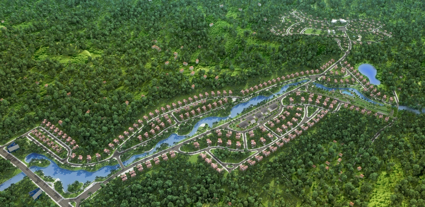 Quy mô của dự án Xanh Villas